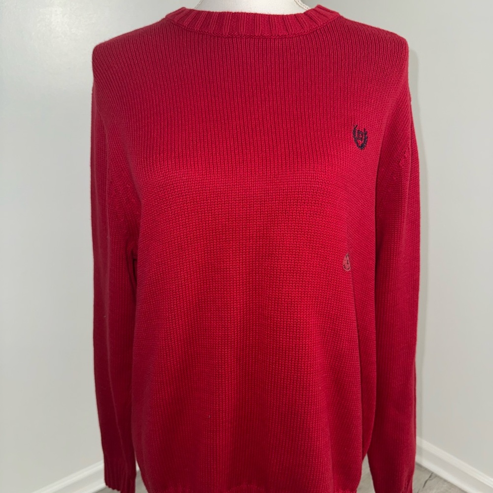 Men’s Chaps Heavy Knit Sweater Crewneck Size‎ Large NWT
